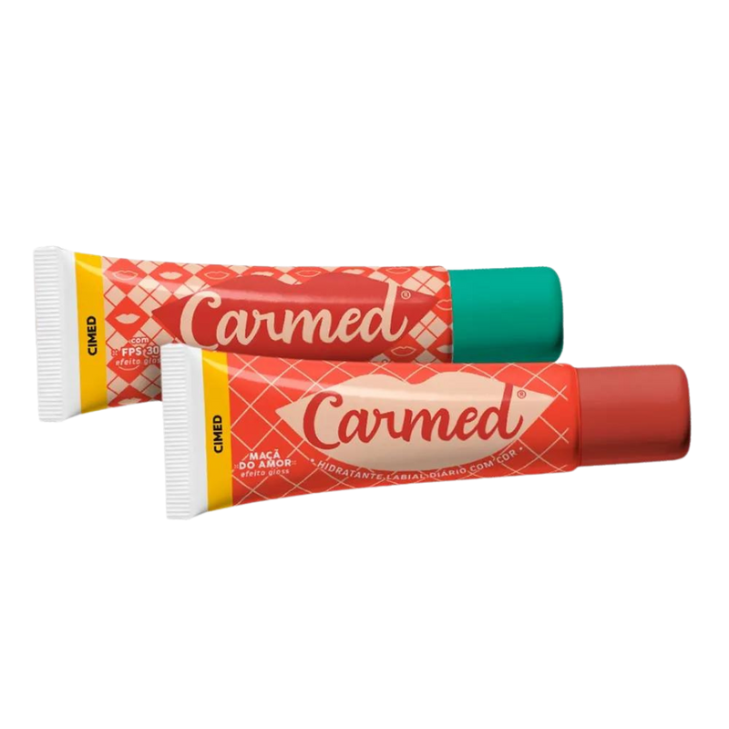 Kit Natal Hidratante Labial FPS30 10g + Hidratante Labial Maça do Amor 10g